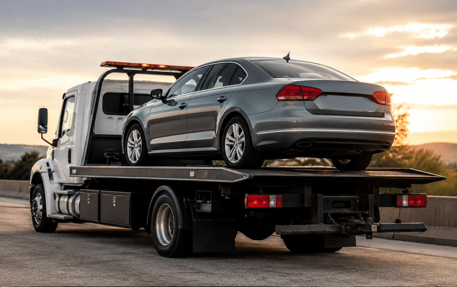 flatbed towing